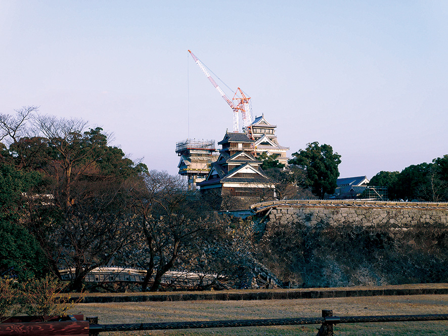 復興が進む熊本城